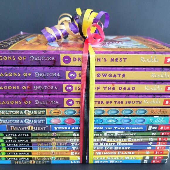 DRAGONS OF DELTORA AND BEAST QUEST LOT OF 14 BOOKS EMILY RODDA COMPLETE SET #1-4 - Picture 16 of 16